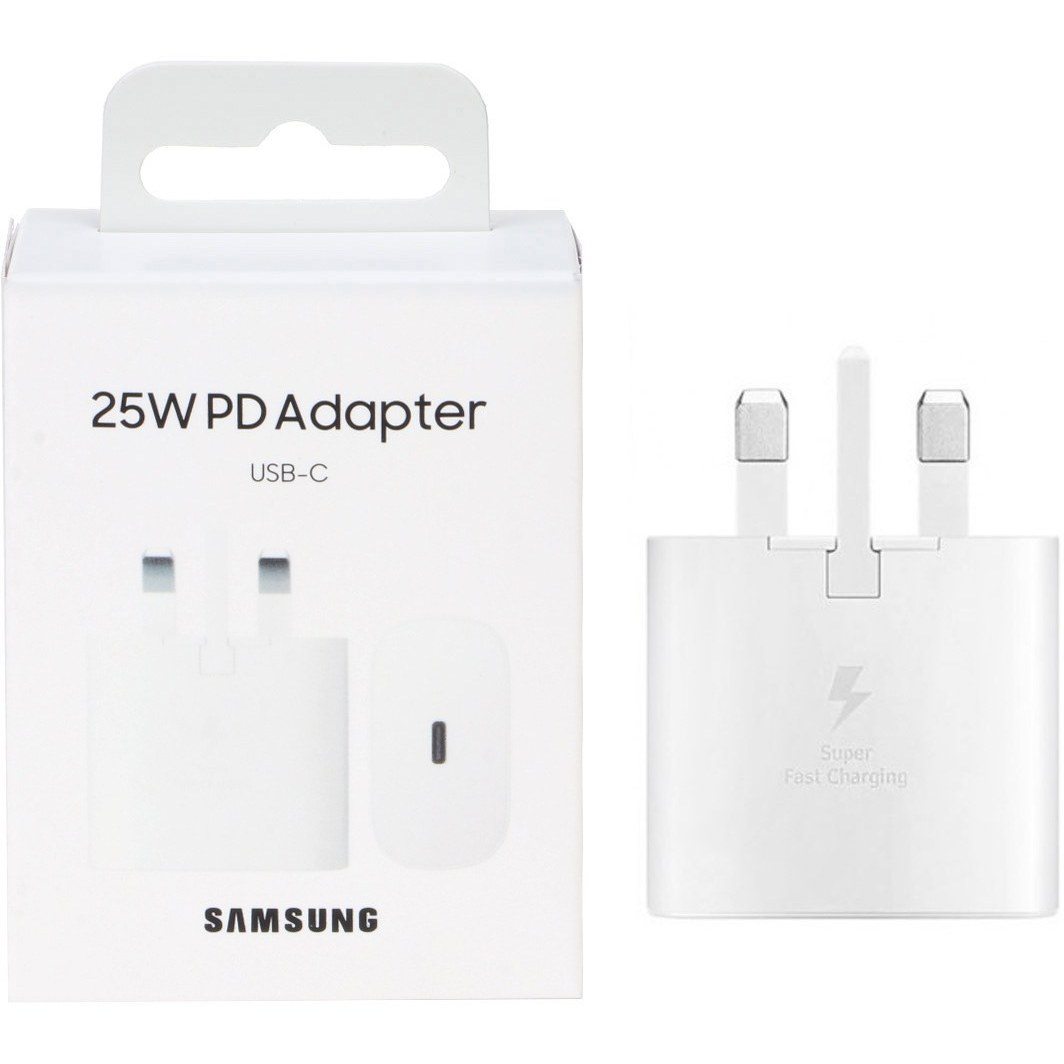 شارژر دیواری سامسونگ 25 وات EP-TA800 سه پین | شارژر اورجینال Super Fast Charging — تصویر ۲