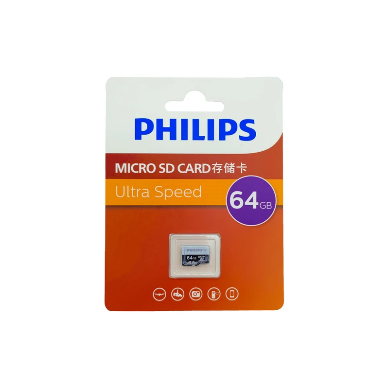 کارت حافظه میکرو فیلیپس 64 گیگابایت مدل Ultra Speed U3 A1 V30 ا Ultra Speed U3 A1 V30