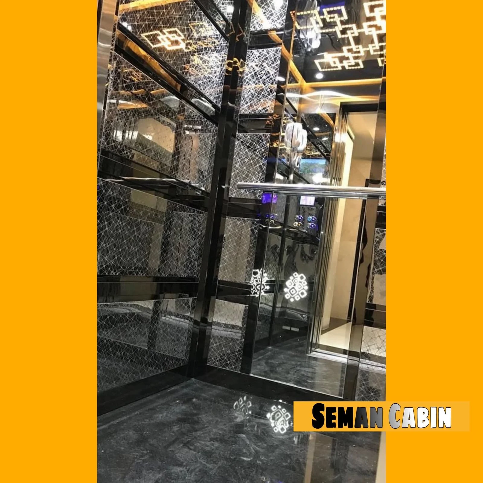 کابین آسانسور سمان مدل S013 — تصویر ۲