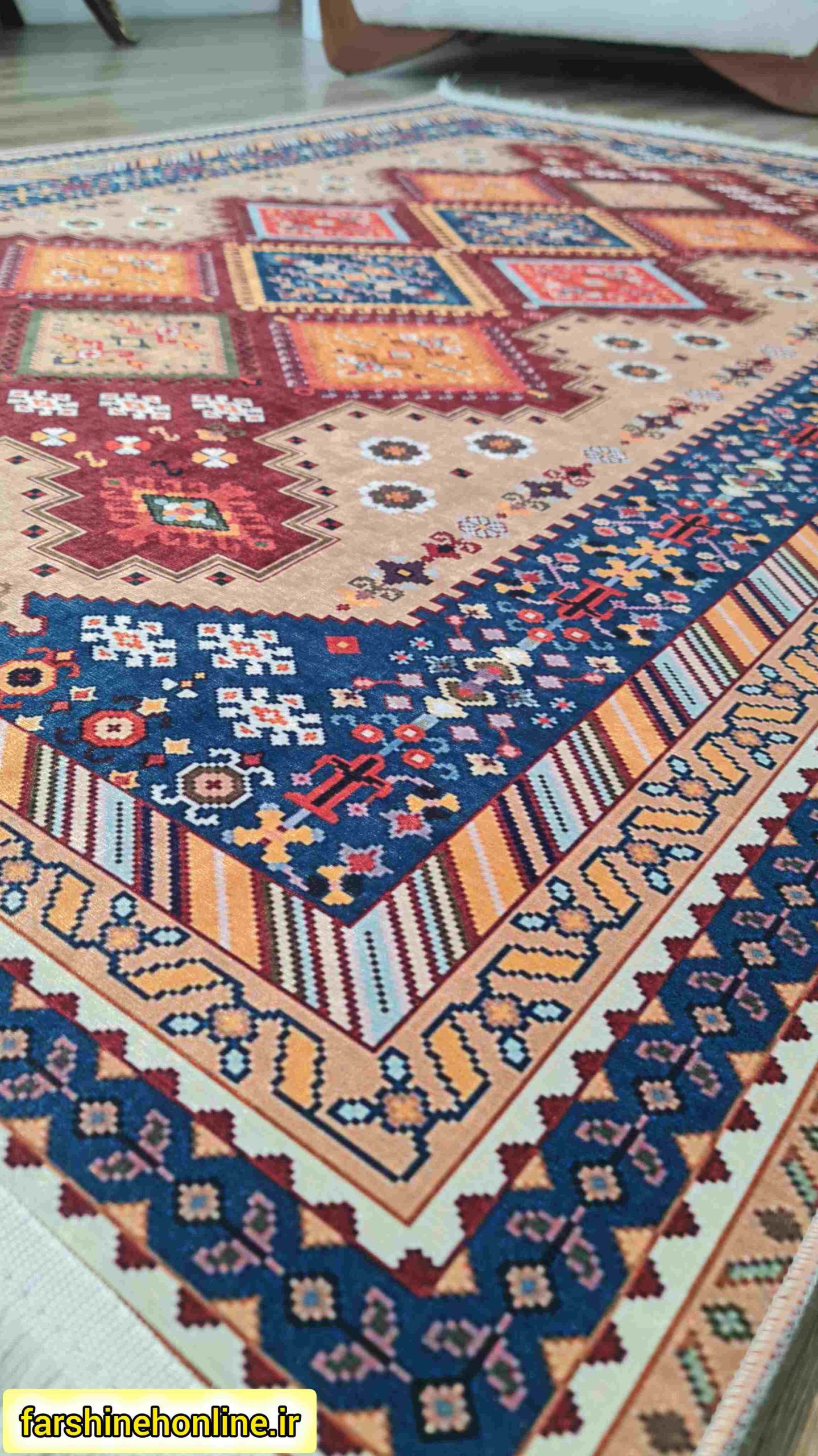 فرشینه سنتی مدل عشایری – اتاق مناسب خواب و پذیرایی — تصویر ۵