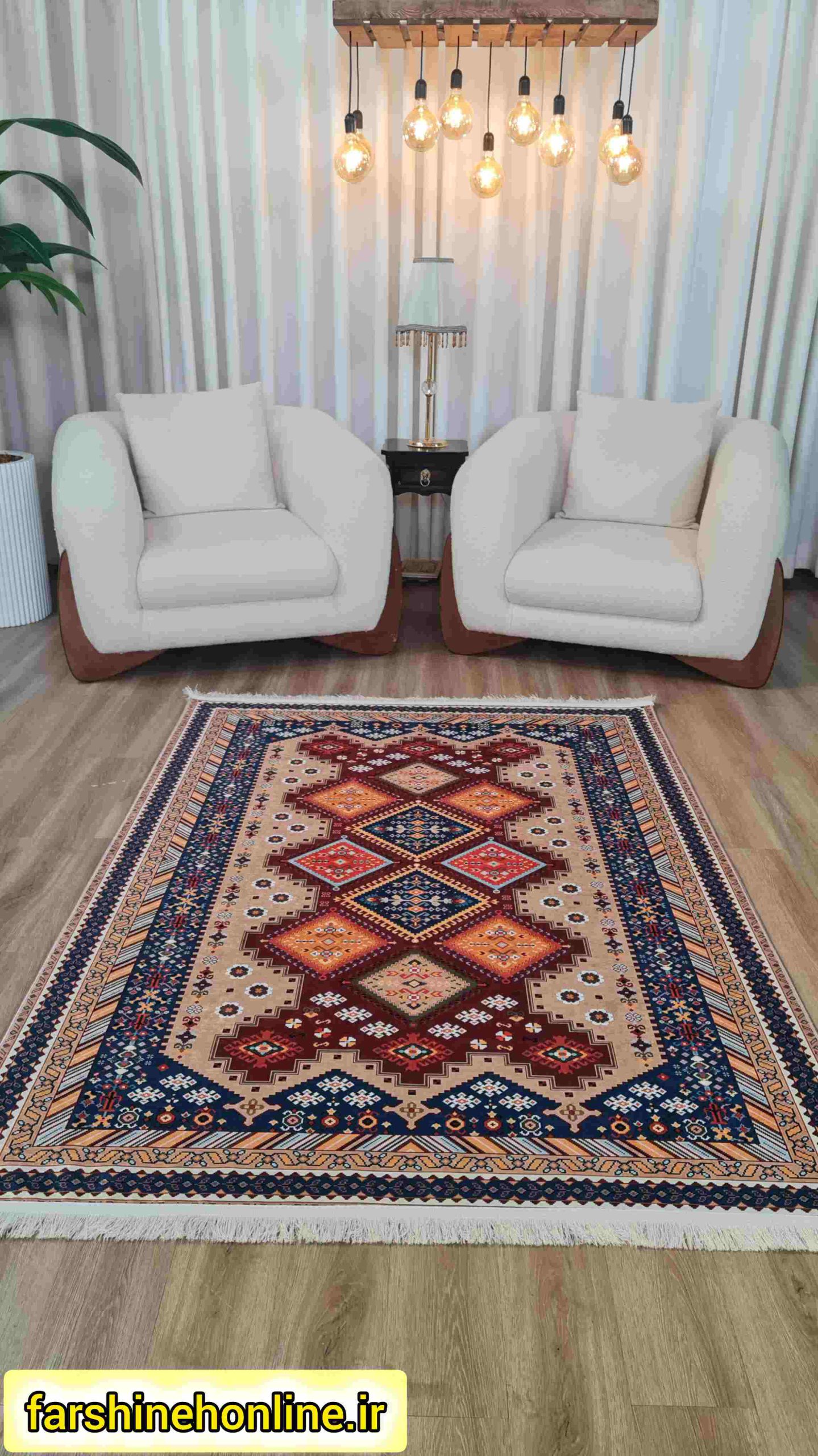 فرشینه سنتی مدل عشایری – اتاق مناسب خواب و پذیرایی — تصویر ۶