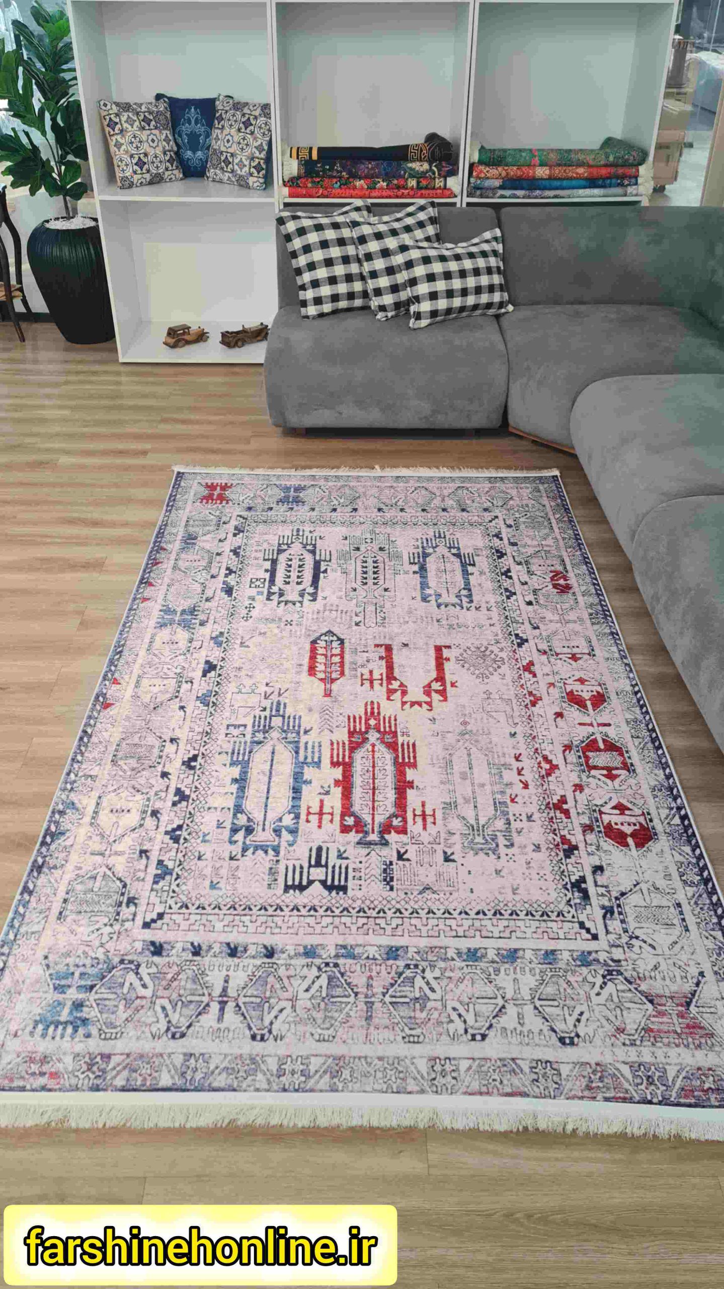 فرشینه مدرن طرح گلیم — تصویر ۲