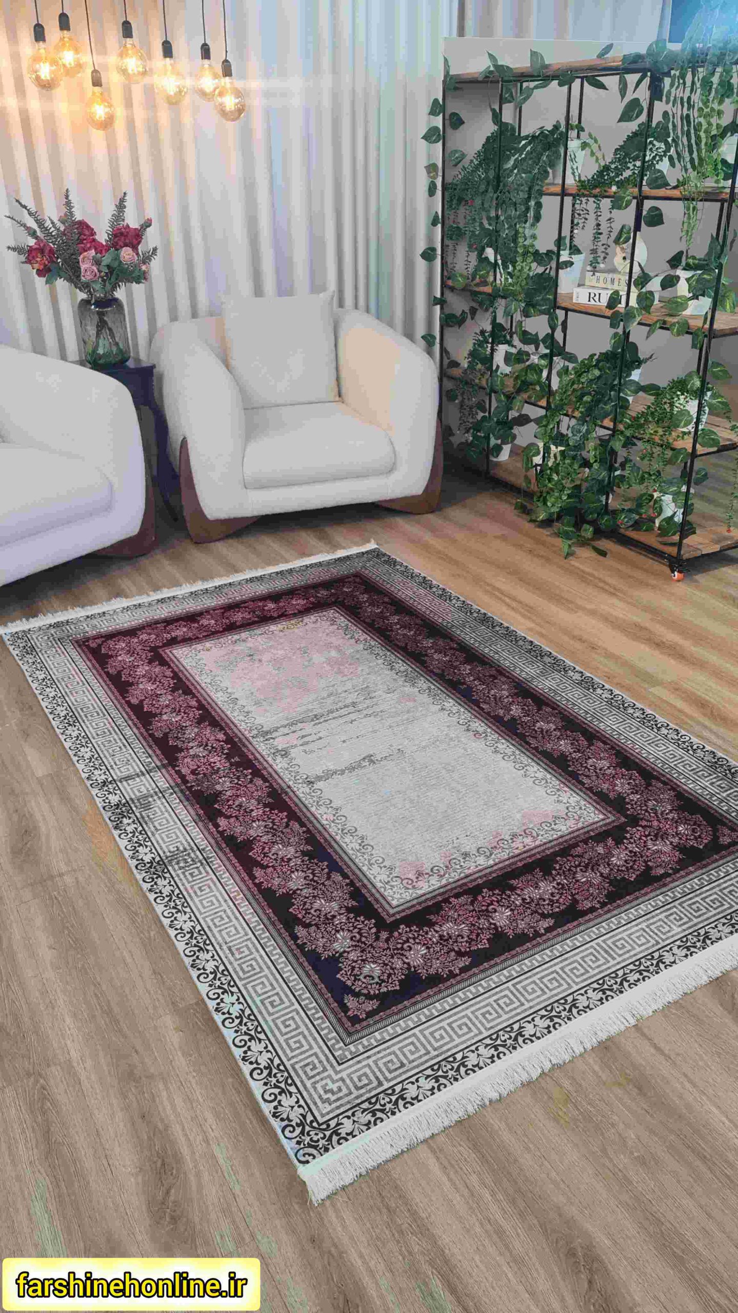 فرشینه مدرن کلاسیک حاشیه یونانی — تصویر ۳