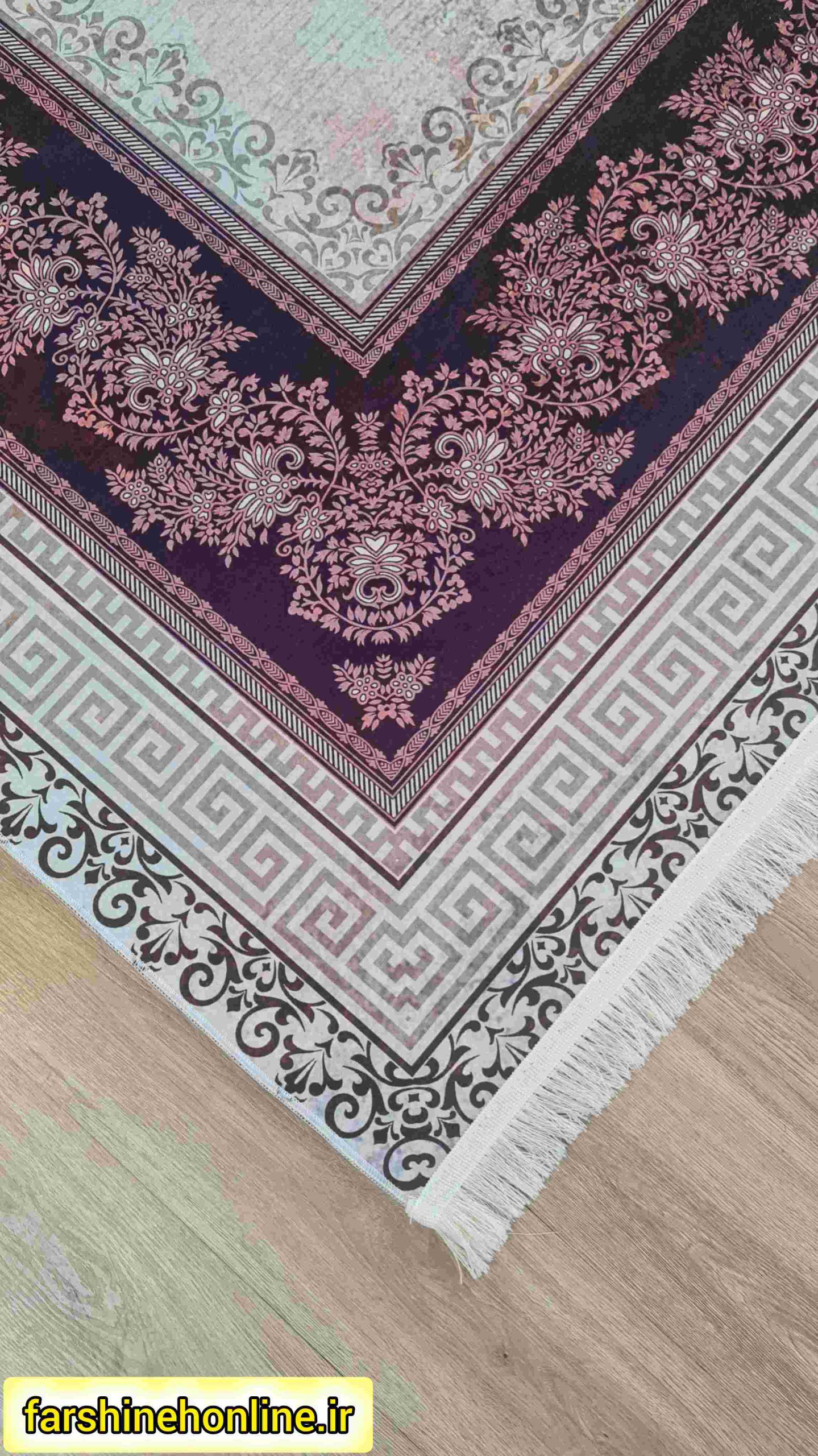 فرشینه مدرن کلاسیک حاشیه یونانی — تصویر ۵