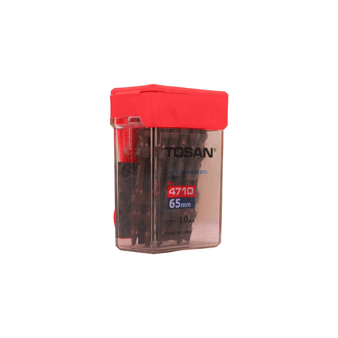 سرپیچ گوشتی یکسر دوسو یکسر چهارسو آلیاژ S2 سایز 65 م م — تصویر ۶