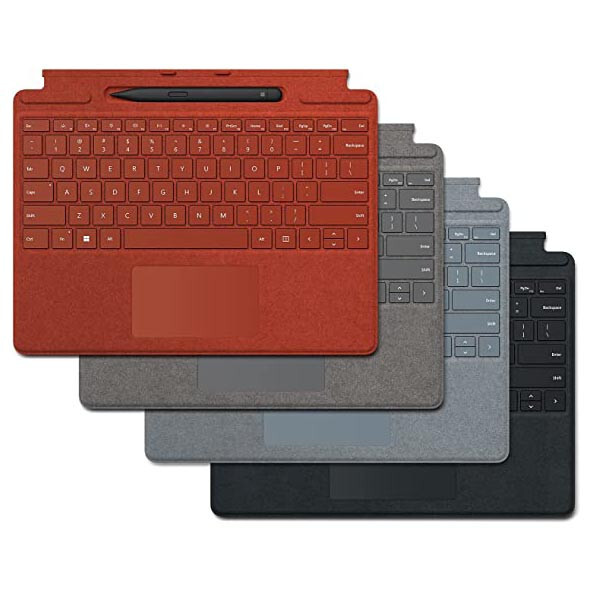 کیبورد سرفیس پرو سیگنچر Surface Pro Signature Keyboard با فینگر پرینت مخصوص پرو 8,9,10,11 — تصویر ۳