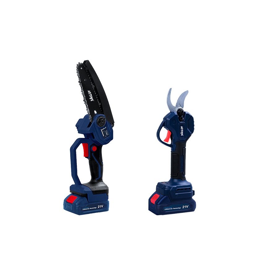 ست دو عددی قیچی، اره زنجیری شارژی اکتیو 21 ولت براشلس مدل AC-3218BL