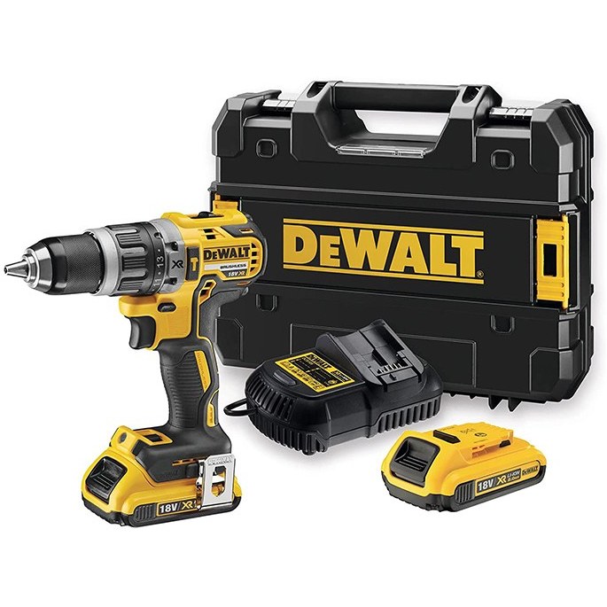 دریل پیچ گوشتی شارژی چکشی 18 ولت دیوالت مدل DCD796D2