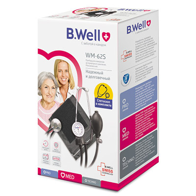 فشارسنج بازویی عقربه ای با گوشی B.WELL WM-62S — تصویر ۷