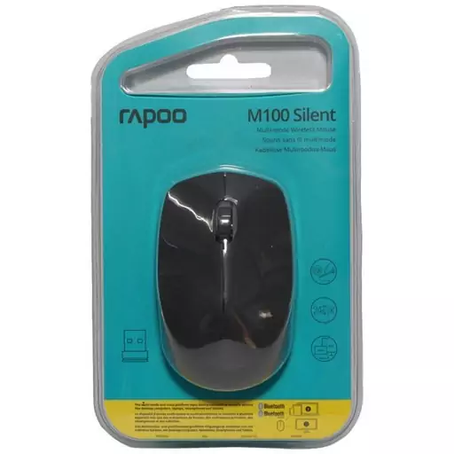 ماوس بی سیم رپو مدل M100 Silent