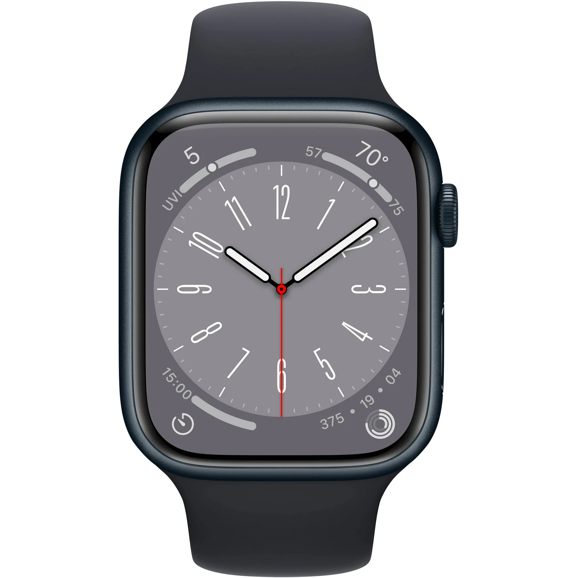 اپل واچ سری 8 سایز 41mm رنگ میدنایت بند اسپرت کارکرده — تصویر ۴
