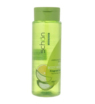 شامپو بدن شون مدل Aloevera and Lemon لیمو و آلوورا حجم 420 میلی لیتر — تصویر ۲