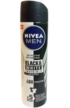 اسپری ضد تعریق مردانه نیوآ مدل Black and White حجم 200 میلی لیتر — تصویر ۲