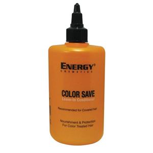 ماسک مو انرژی مدل تثبیت کننده رنگ مو (نارنجی) Color save ترمیم کننده انواع مو خشک و آسیب دیده بدون آبکشی حجم 300 میلی لیتر