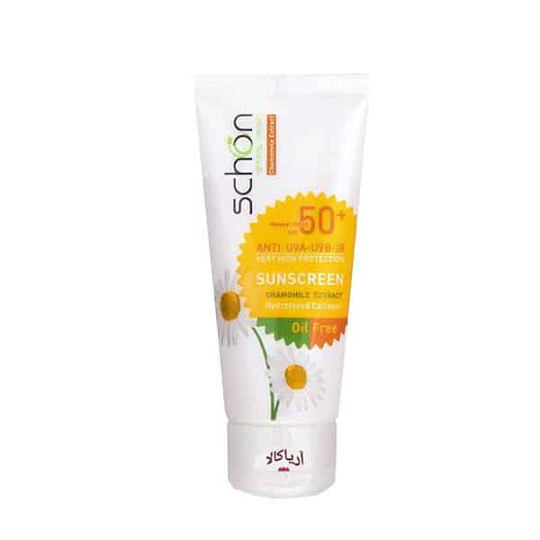 کرم ضدآفتاب فاقد چربی شون رنگ طبیعیSPF+50 پوستهای چرب — تصویر ۳