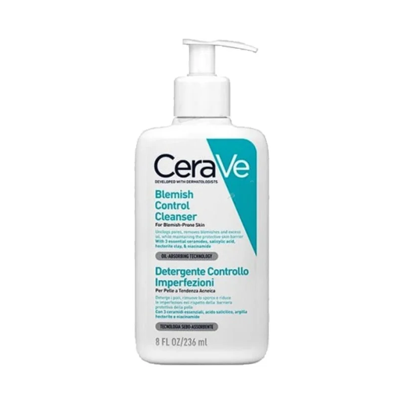 ژل شستشو صورت سراوی CERAVE BLEMISH CONTROL CLEANSER حجم236 میل — تصویر ۲
