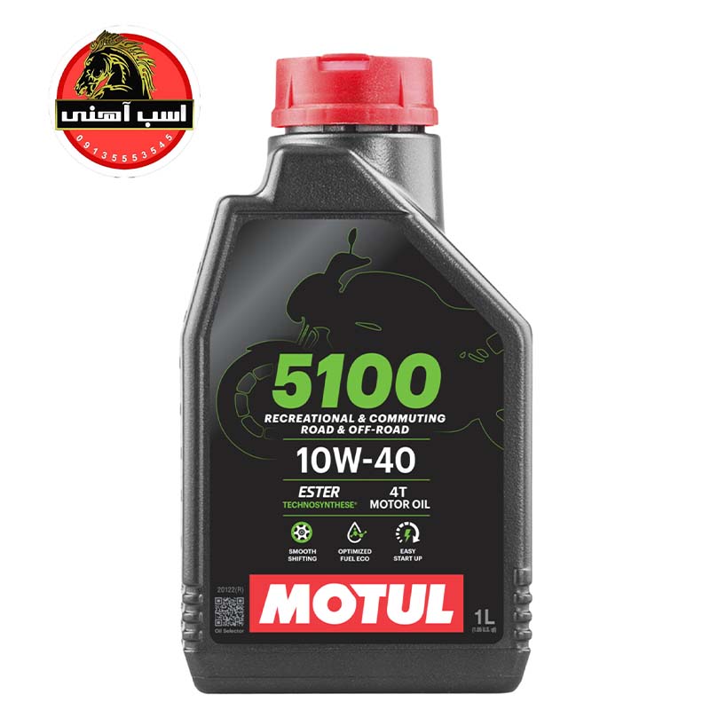 روغن موتول 5100 گرانروی 10W40 یک لیتری
