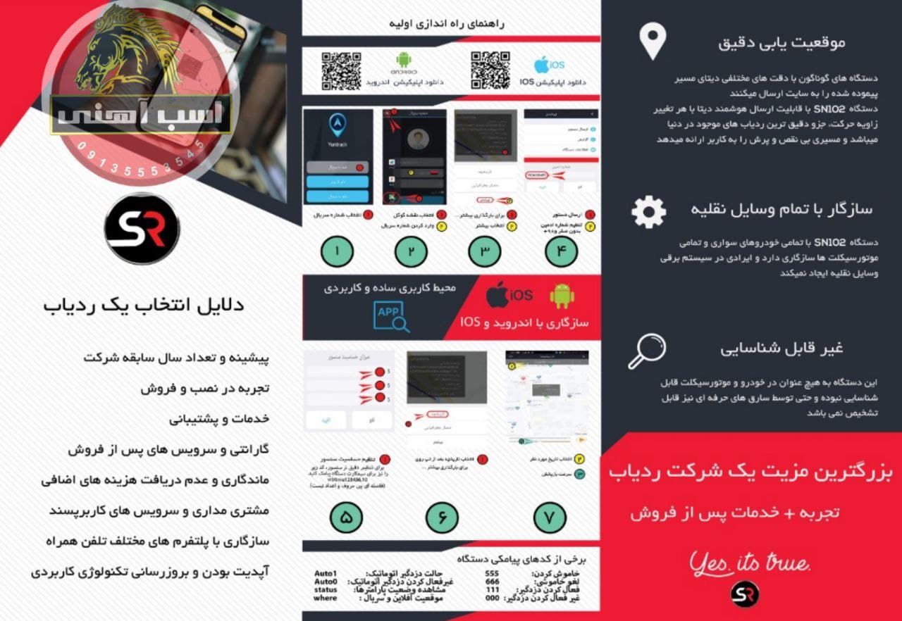 ردیاب های سنا ردیاب مدل SN102 — تصویر ۶