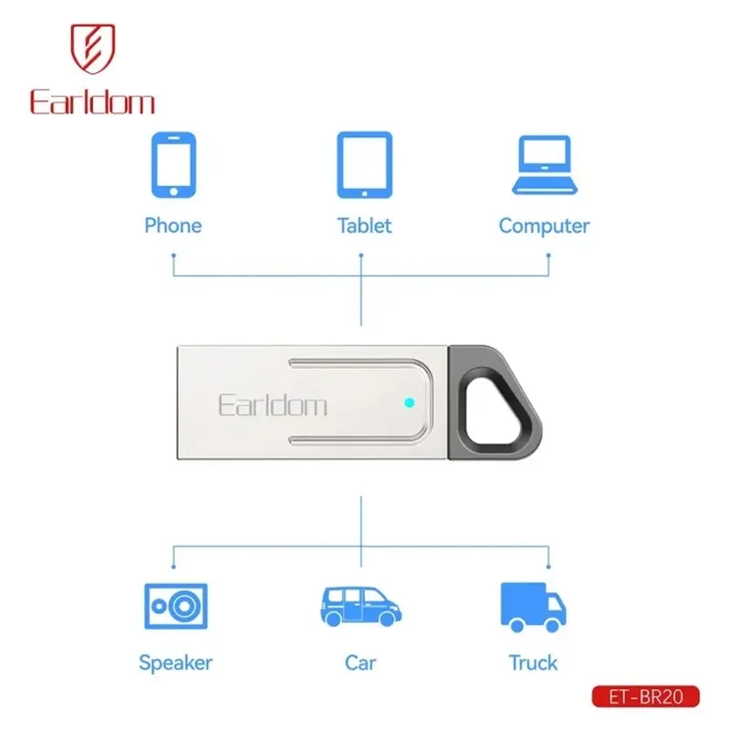 دانگل بلوتوث ارلدام مدل ET-BR20 — تصویر ۶
