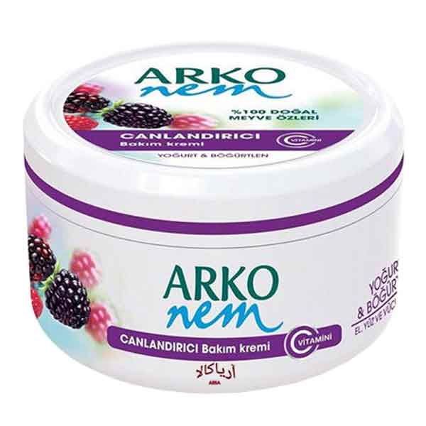 کرم کاسه ای آرکو نم تمشک و ماست Arko Nem Cream — تصویر ۲