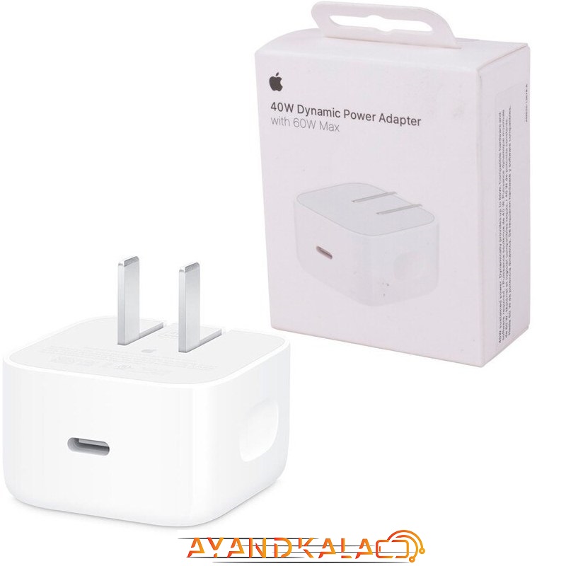 شارژر دیواری 40 وات اپل 40W Dynamic مدل A3351 — تصویر ۴