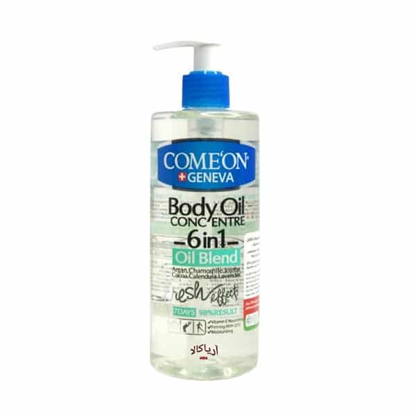 روغن بدن 6 گیاه کامان 400 میل Comeon Body Oil — تصویر ۲