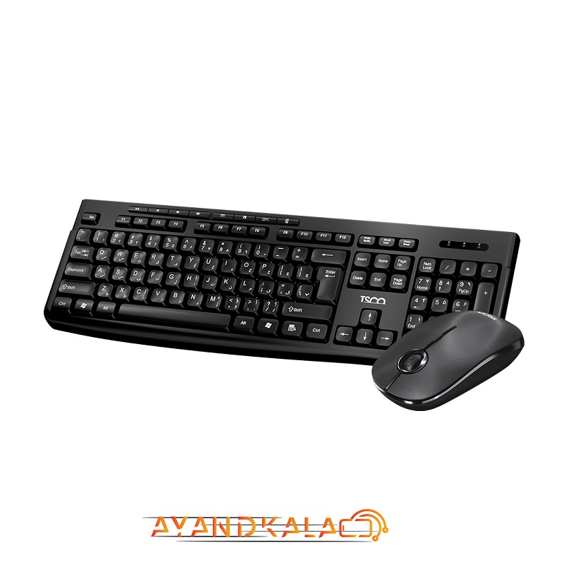 ماوس و کیبورد بی سیم تسکو مدل TKM 7027W