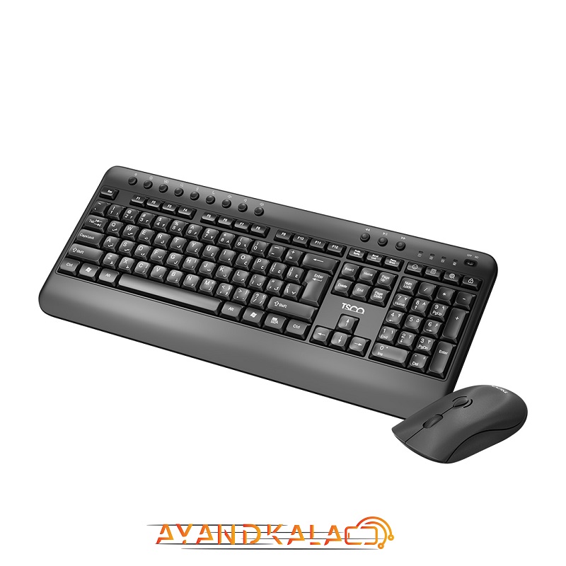 ست ماوس و کیبورد بی سیم تسکو مدل TKM7029W — تصویر ۲