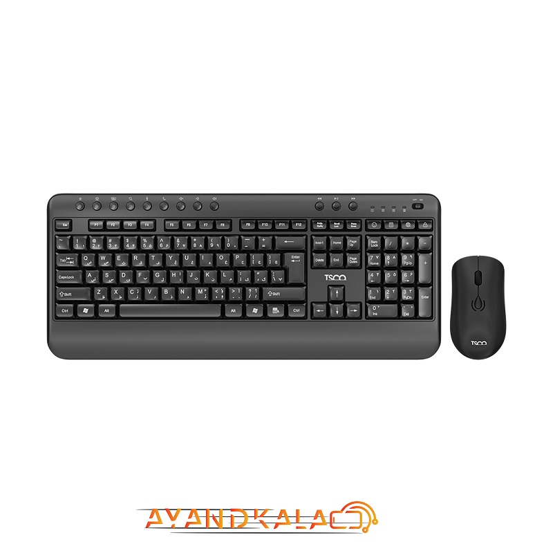 ست ماوس و کیبورد بی سیم تسکو مدل TKM7029W — تصویر ۳