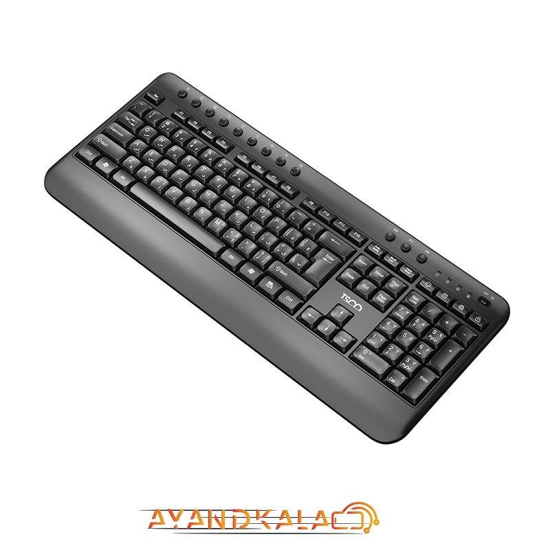 ست ماوس و کیبورد بی سیم تسکو مدل TKM7029W — تصویر ۴