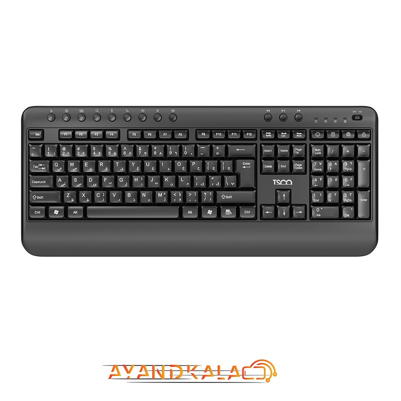 ست ماوس و کیبورد بی سیم تسکو مدل TKM7029W — تصویر ۵