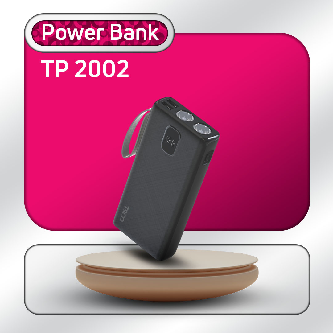 پاوربانک تسکو مدل TP 2002 با ظرفیت 20000 میلی آمپر — تصویر ۵