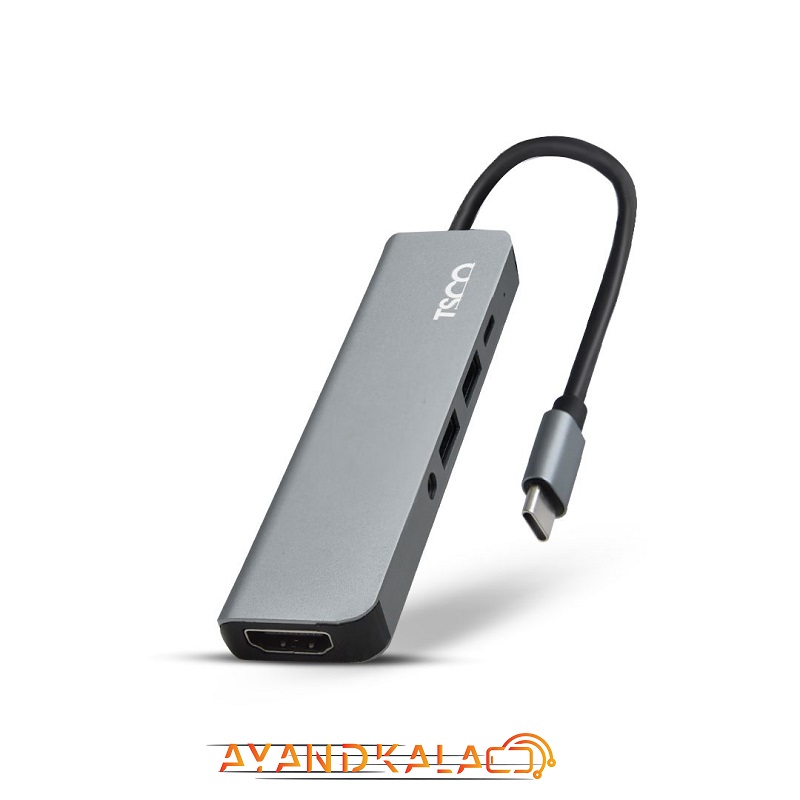 هاب USB-C تسکو مدل THU1160 با ۵ پورت