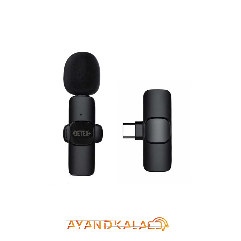 میکروفون یقه ای بی سیم +DETEX مدل DMW30 Type-C — تصویر ۳
