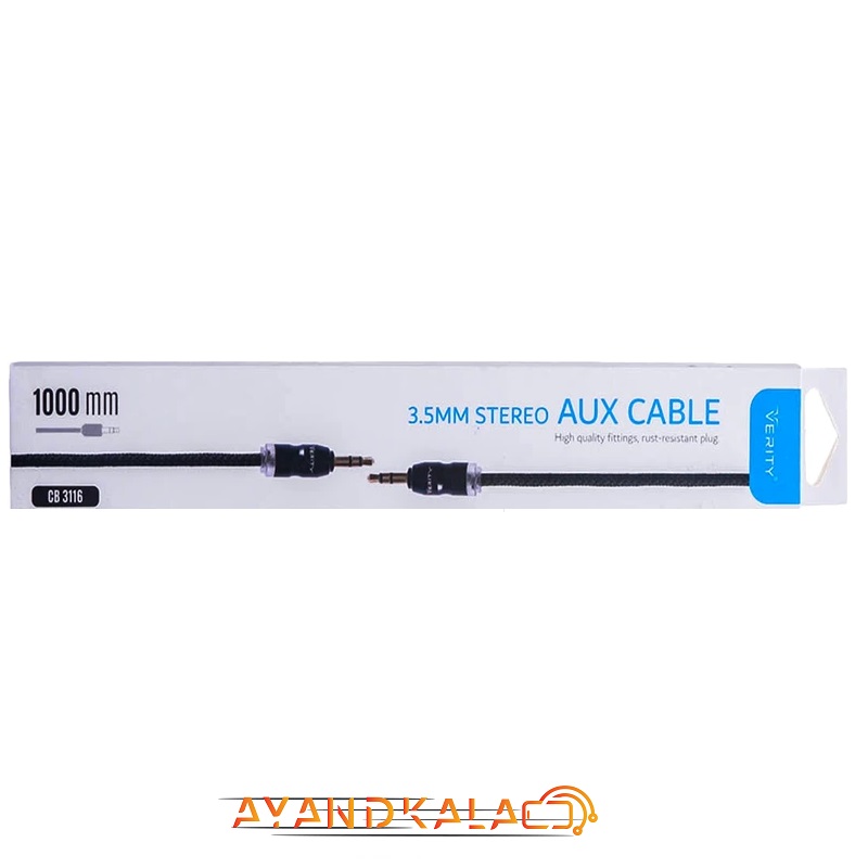 کابل AUX وریتی مدل CB3116 طول 1 متر — تصویر ۴