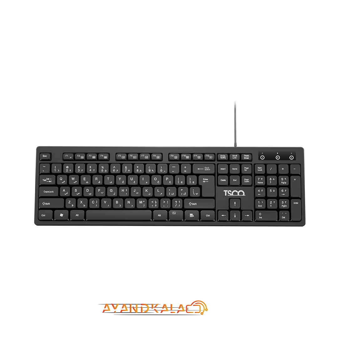 کیبورد با سیم تسکو مدل TK8072