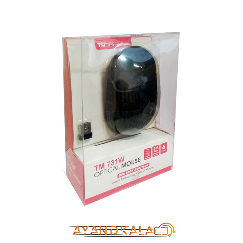 ماوس بی سیم تسکو مدل TM731W — تصویر ۴