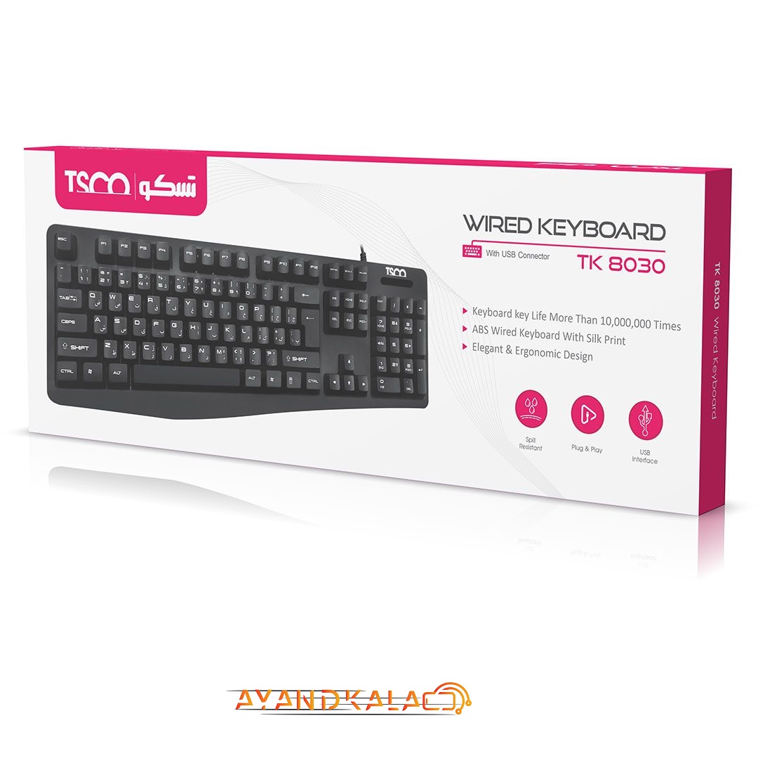 کیبورد تسکو مدل TK-8030 — تصویر ۵