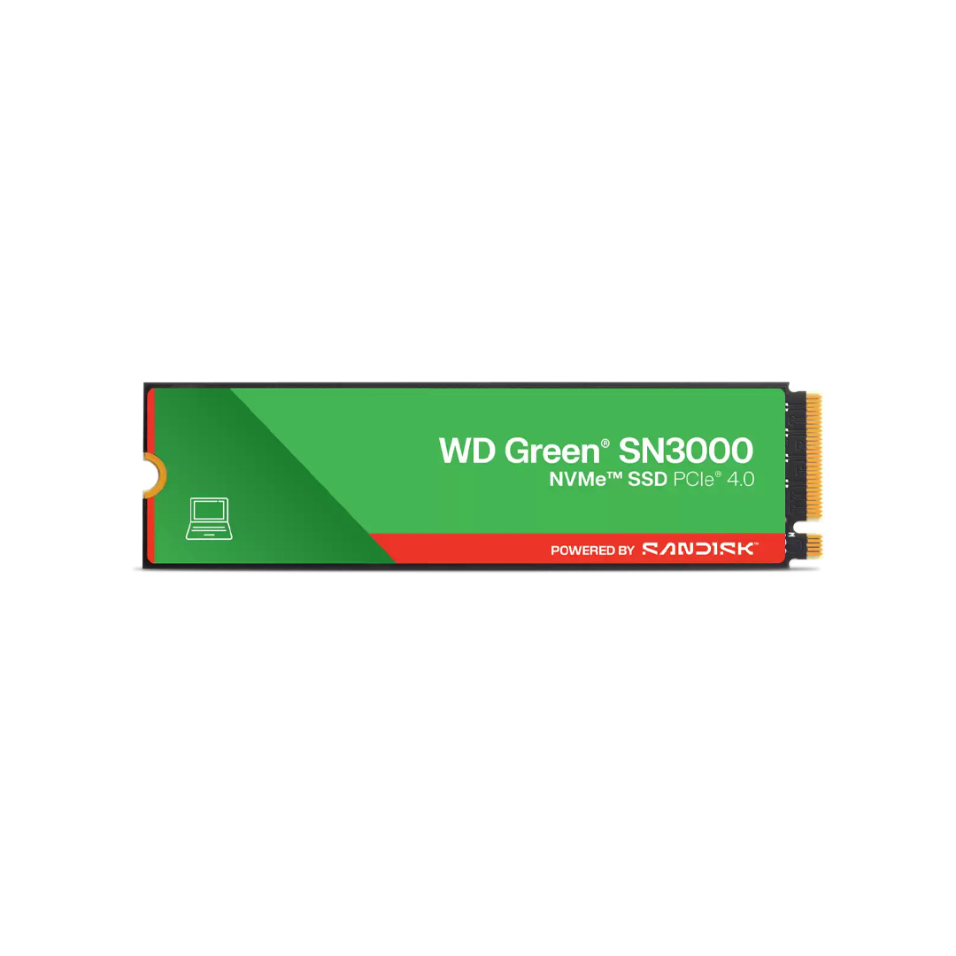 اس اس دی اینترنال وسترن دیجیتال سبز Green SN3000 ظرفیت 1 ترابایت