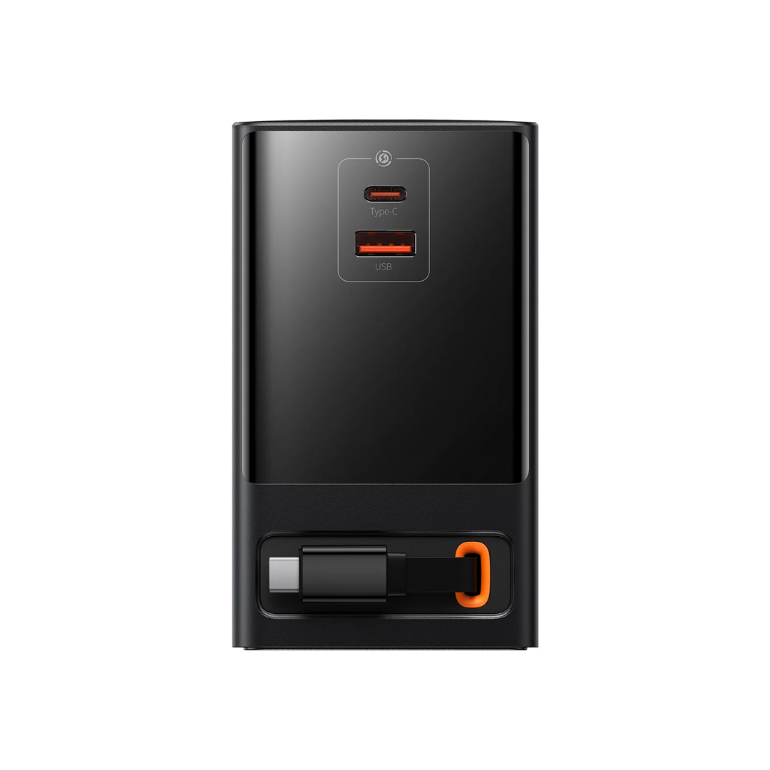 شارژر رومیزی باسئوس PowerCombo (PSLR000301-CCGAN65-S2ACE) توان ۶۵ وات