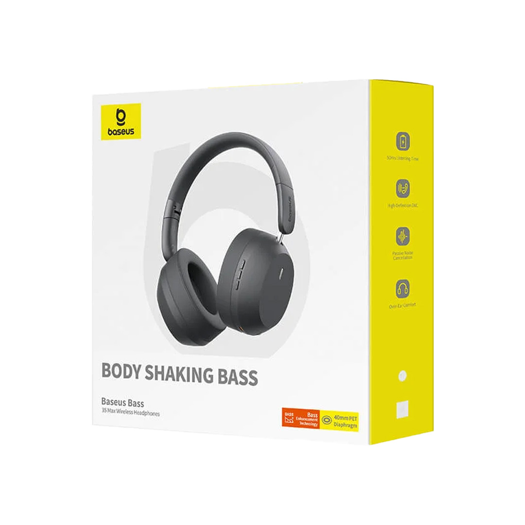 هدفون بی سیم باسئوس Bass 35 Max — تصویر ۷