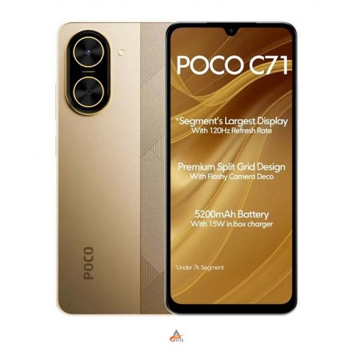 گوشی موبایل شیائومی مدل Poco C71 25028PC03 ظرفیت 128Gb رم 4Gb