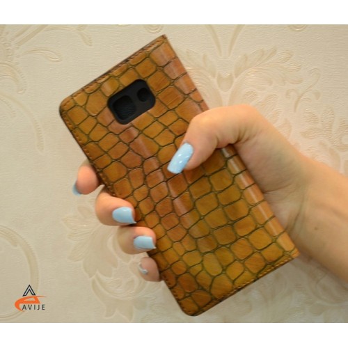 کیف چرمی پوست ماری Samsung A7 2016 — تصویر ۲