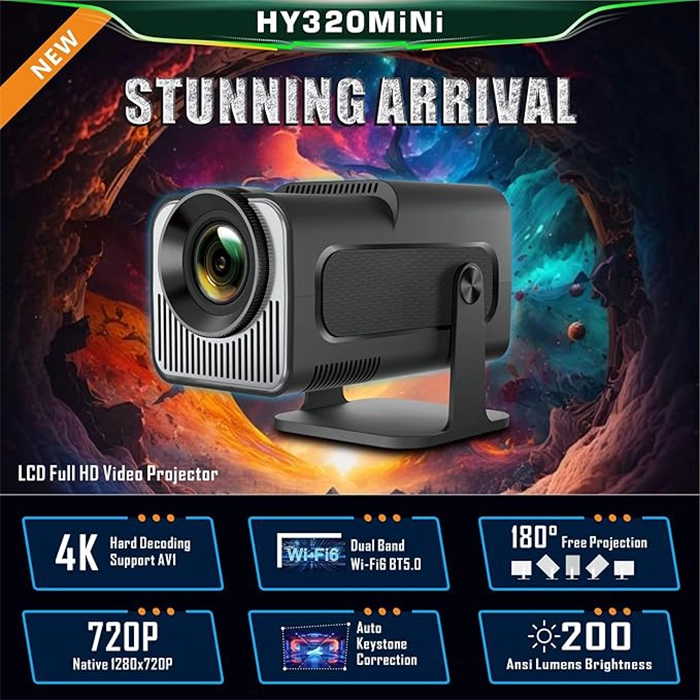 ویدئو پروژکتور مگ کیوبیک مدل HY320 — تصویر ۴