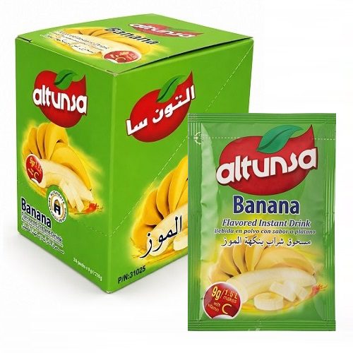 پودر شربت فوری موز آلتونسا بسته 24 عددی