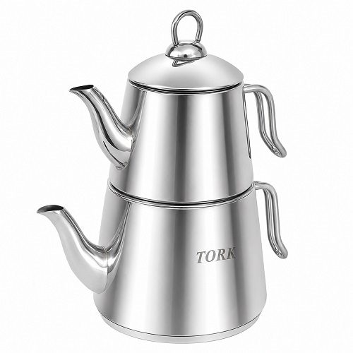ست کتری و قوری استیل طرح عربی