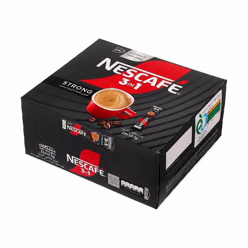 پودر قهوه فوری 1 × 3 استرانگ نسکافه بسته 24 عددی