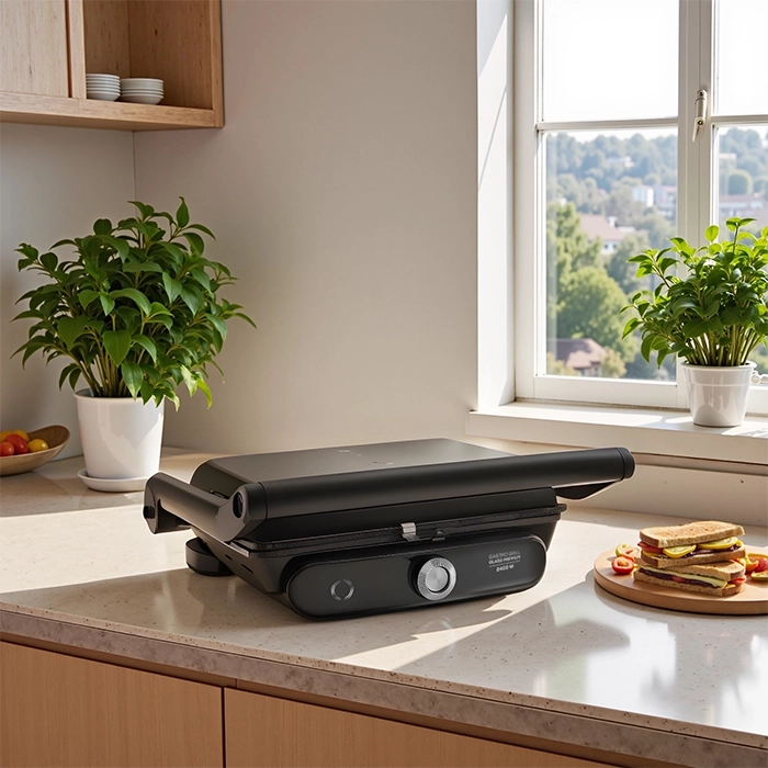 ساندویچ ساز و گریل کاراجا مدل Gastro Grill Premium Black Chrome — تصویر ۵