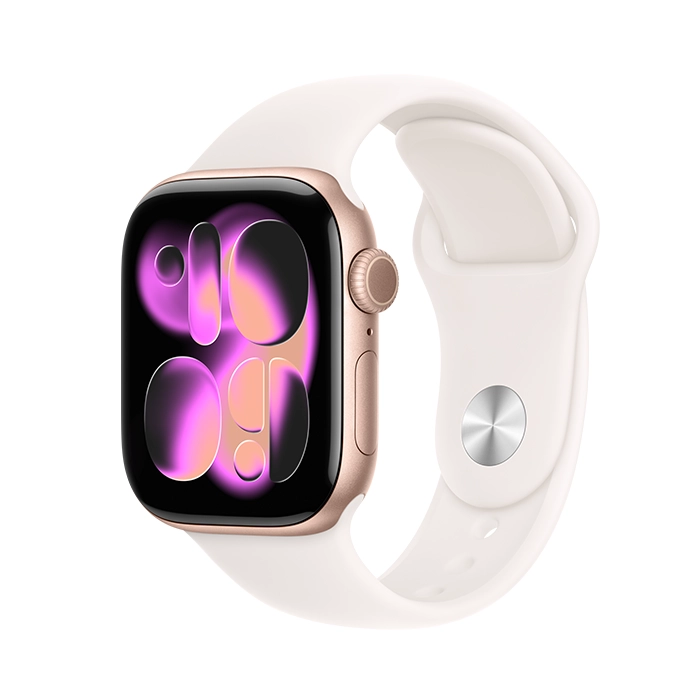 ساعت هوشمند Apple سری 11 سایز 42 میلی‌متری با بند سیلیکونی — تصویر ۳