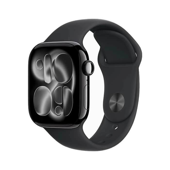 ساعت هوشمند Apple سری 11 سایز 46 میلی‌متری با بند سیلیکونی _ مشکی
